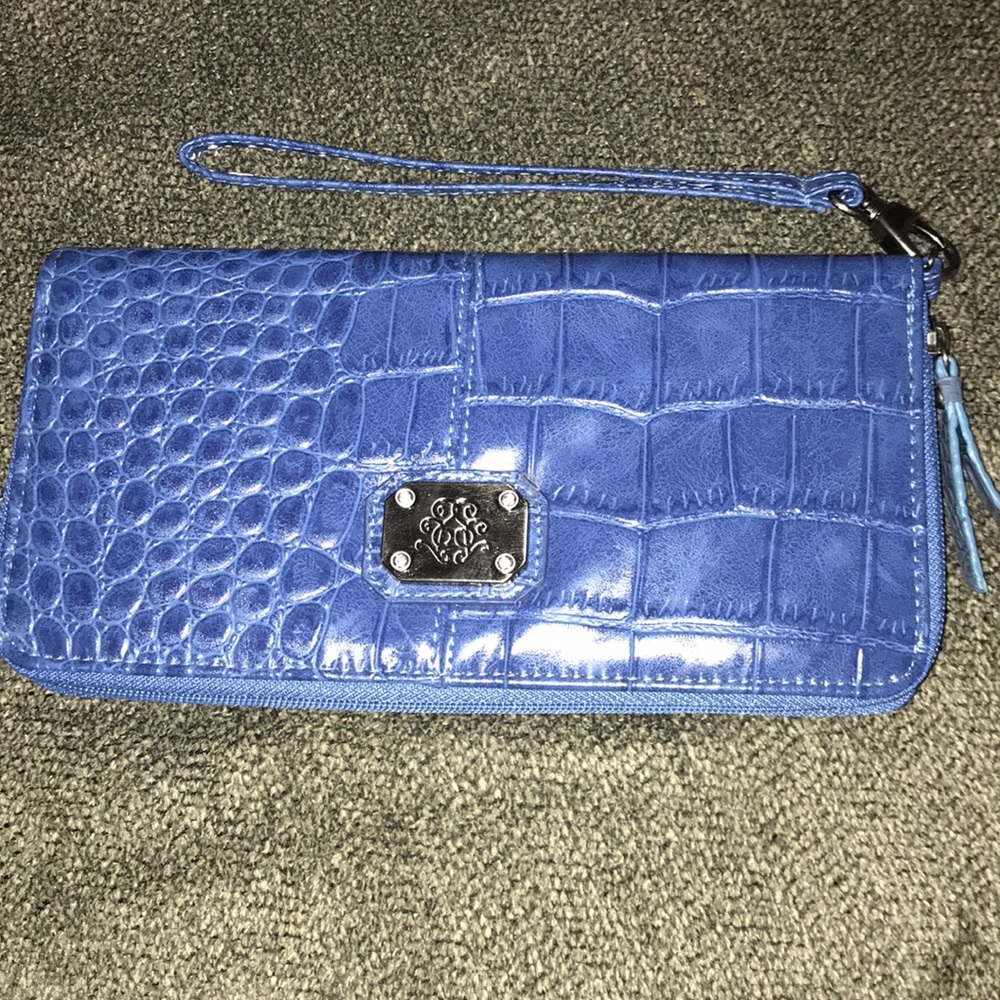 Blue Jessica Simpson wristlet